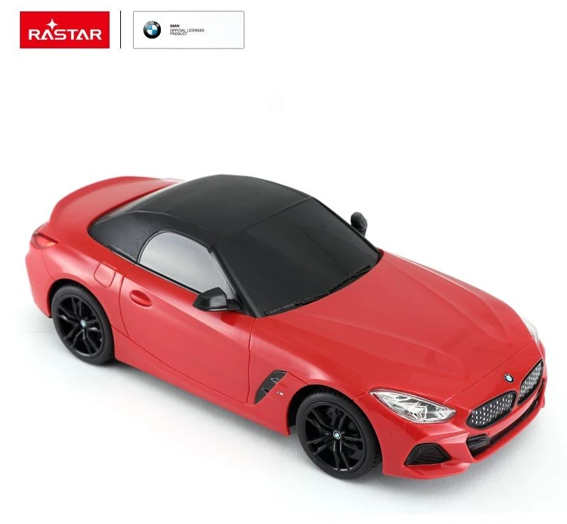 BMW Z4 nauja versija R/C mastelis 1:24 Rastar 96200 nuotoliniu būdu valdomas raudonas automobilis