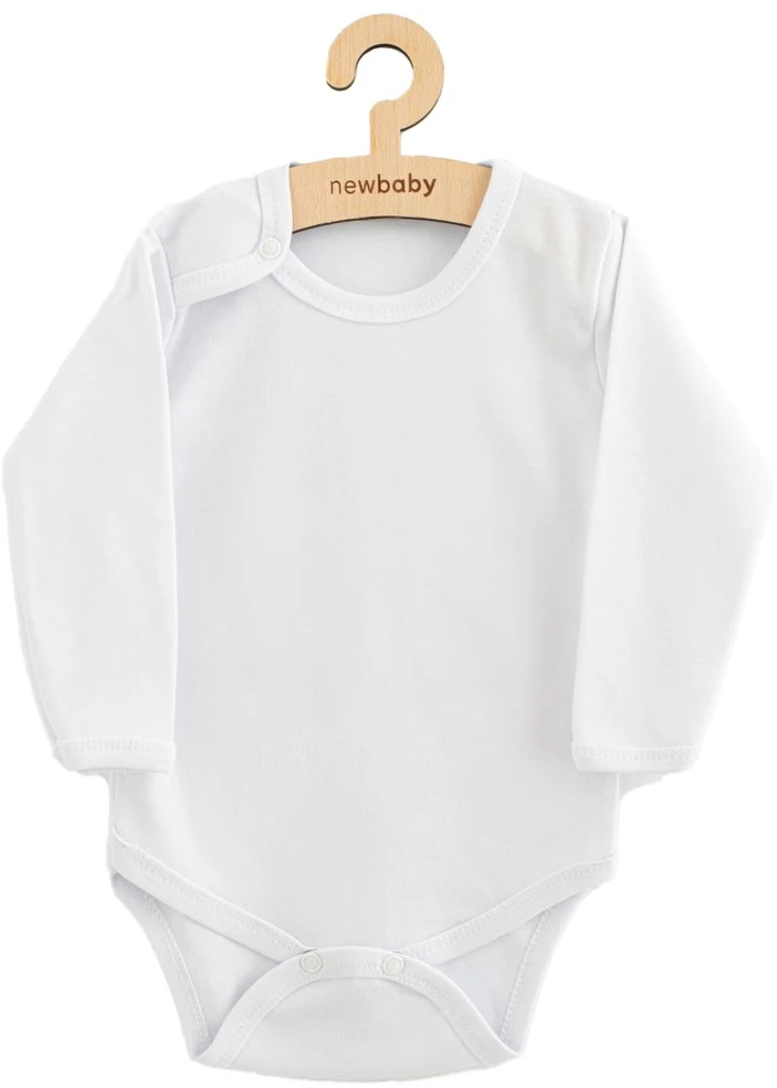 Bodis ilgomis rankovėmis New Baby II – baltas, dydis 98 (2-3 m)