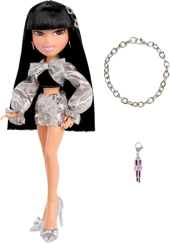 Bratz Charmz Jade Doll 599326 599357EUC lėlė su pakabukais
