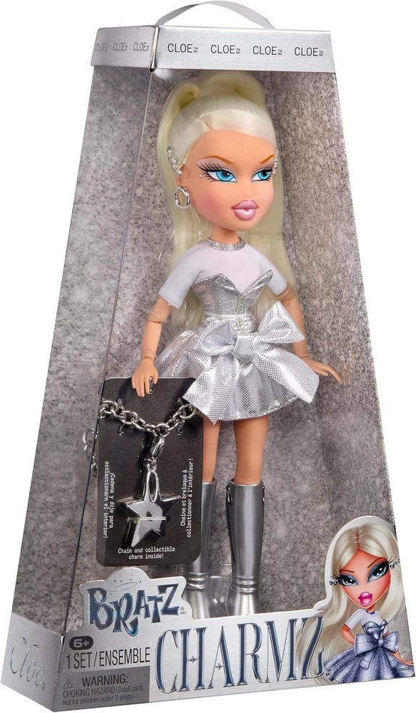 Bratz Charmz Cloe Doll 599326 599333EUC lėlė su pakabukais