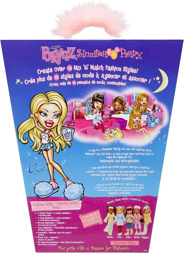 Bratz Slumber Party Doll Cloe 592037EUC lėlė