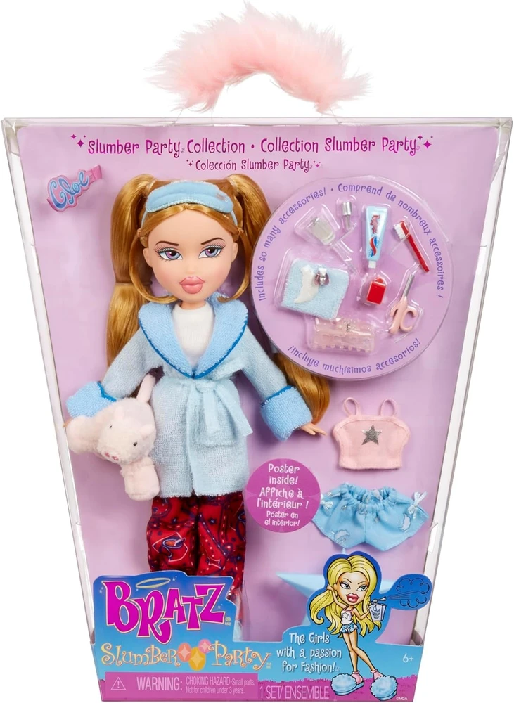 Bratz Slumber Party Doll Cloe 592037EUC lėlė
