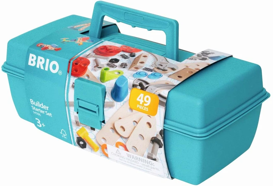 BRIO - Statybų rinkinys pradedantiesiems - 49 detalės (34586)