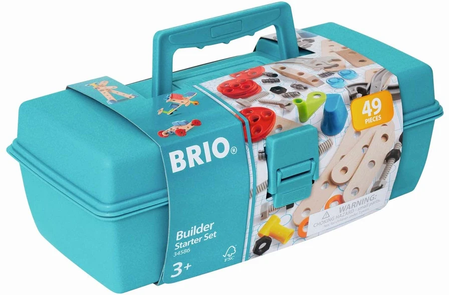 BRIO - Statybų rinkinys pradedantiesiems - 49 detalės (34586)
