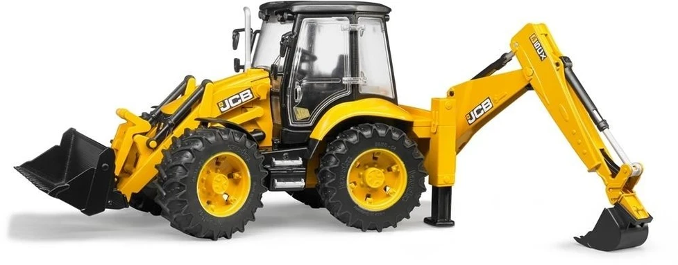BRUDER traktorius su krautuvu JCB 5CX eco ekskavatorius, 02454