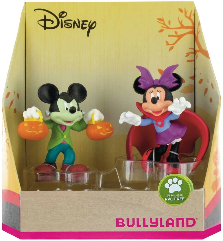 Bullyland 15082 figūrėlių rinkinys Mickey ir Minnie Halloween 2 vnt.