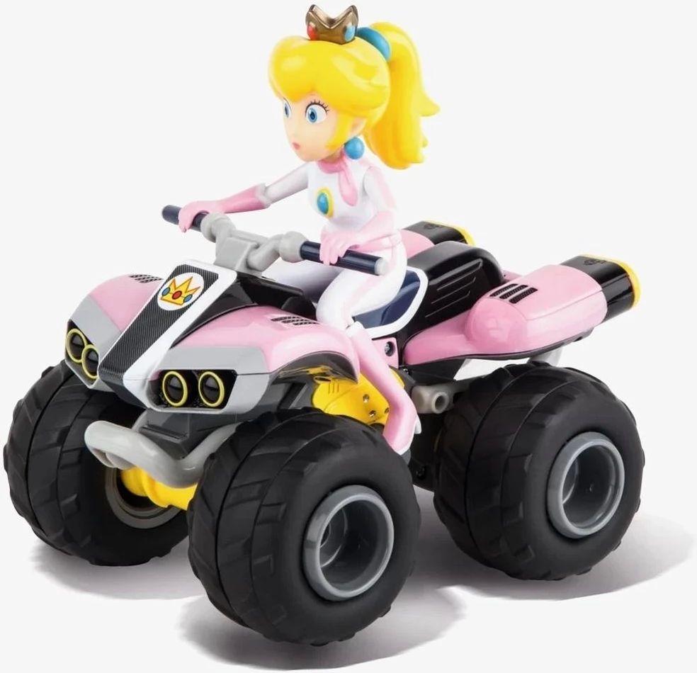 Carrera Radijo bangomis valdoma transporto priemonė Quad Mario Princess Peach
