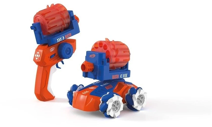 Carrera Radijo bangomis valdomas Nerf automobiliukas su šaudymo funkcija