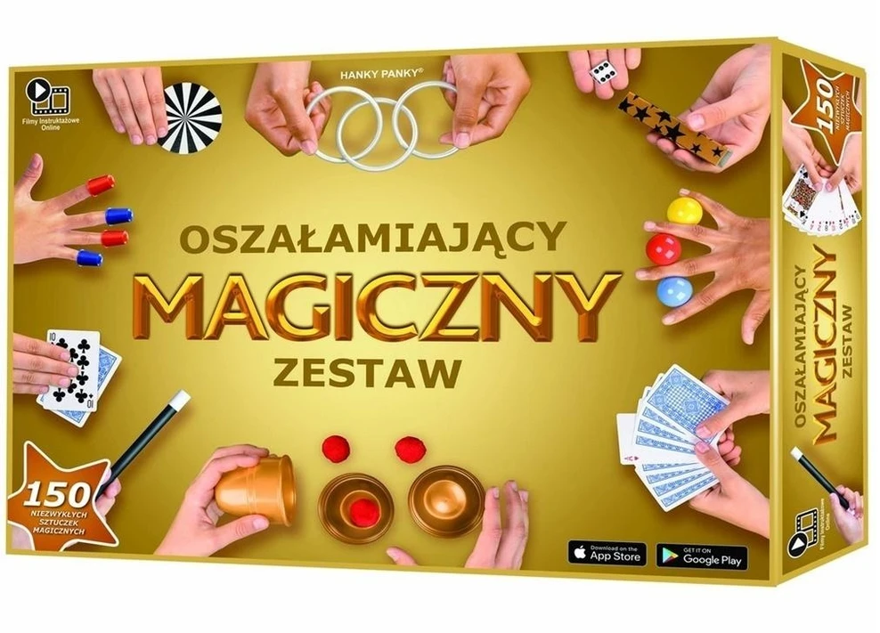 Cartamundi Magijos triukų rinkinys su 150 gudrybių auksinis
