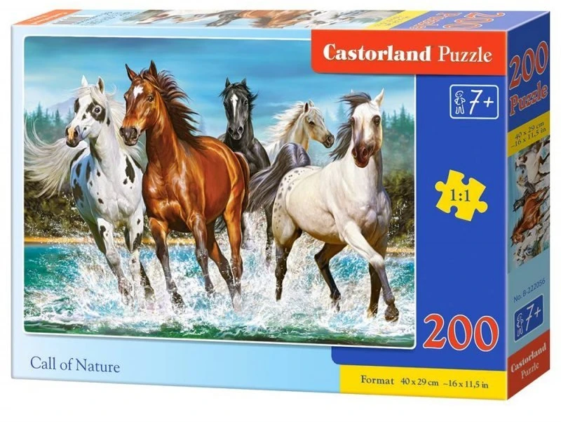 Castorland Dėlionė 200 vnt. - Žirgai