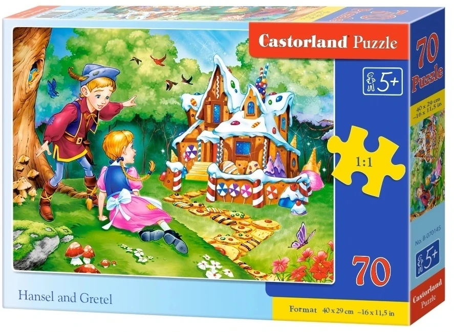 Castorland Dėlionė 70 vnt. - Jonukas ir Grytutė