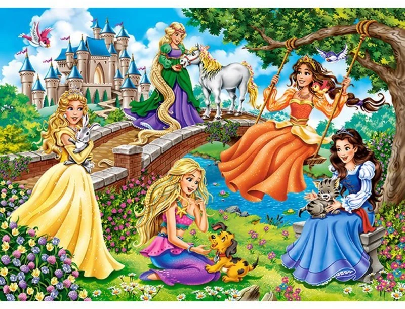 Castorland Dėlionė 70 vnt. - Princesės