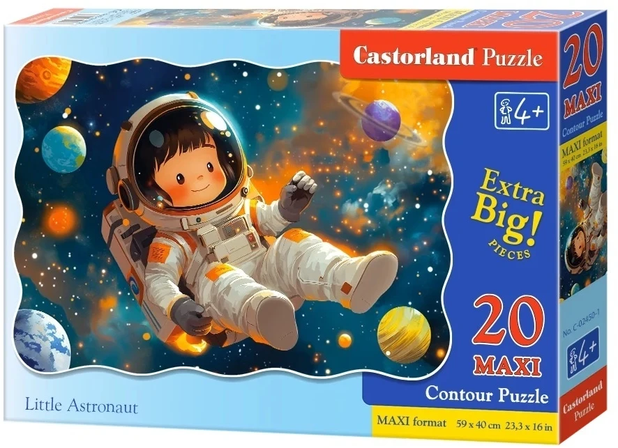 Castorland Dėlionė 20 vnt. - Mažasis astronautas
