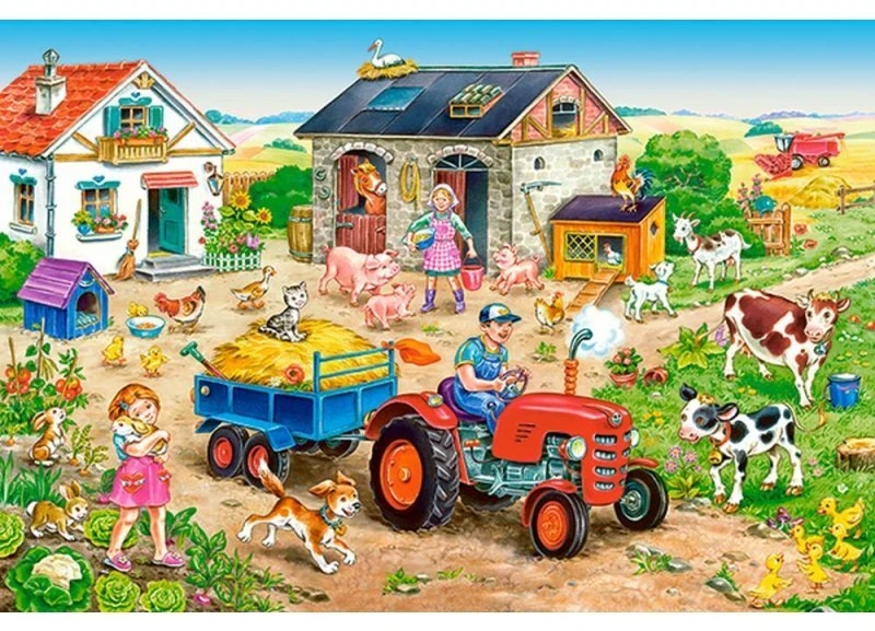 Castorland Dėlionė 40 vnt. - Gyvenimas fermoje
