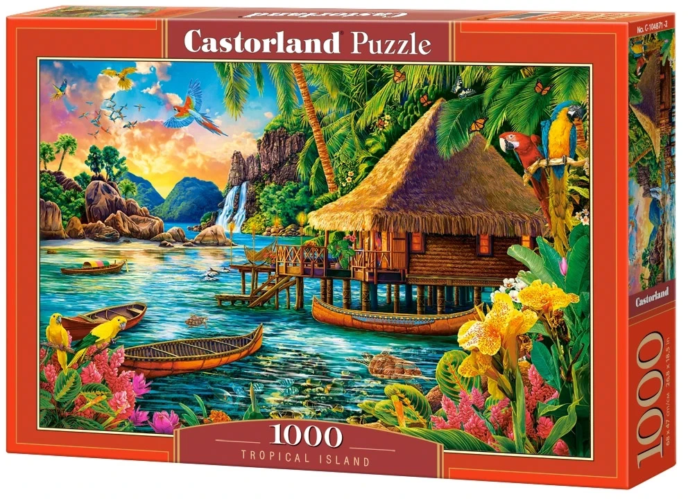 Castorland Dėlionė 1000 vnt. - Tropinė sala