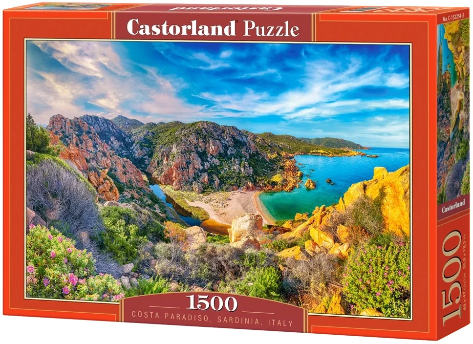 Castorland dėlionė Costa Paradiso, Sardinia, Italy 1500 det.
