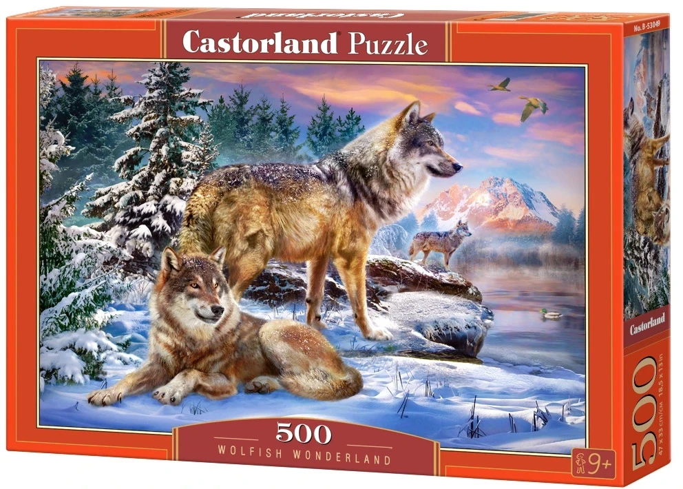Castorland Dėlionė 500 vnt. - Vilkai