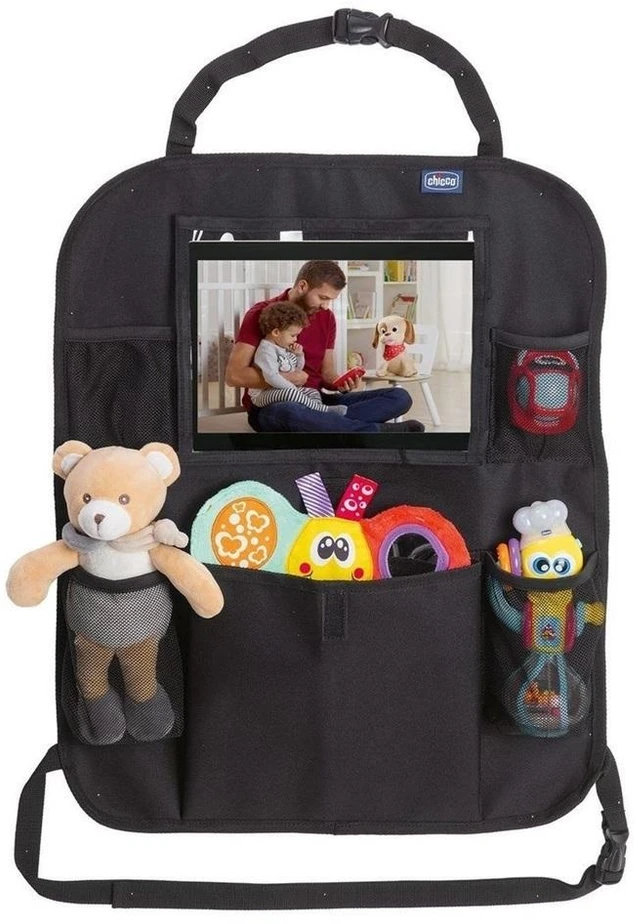 Chicco Organizer automobiliui su miejscem na Ipad