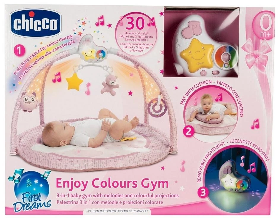 Chicco Edukacinis kilimėlis 3in1 rožinis