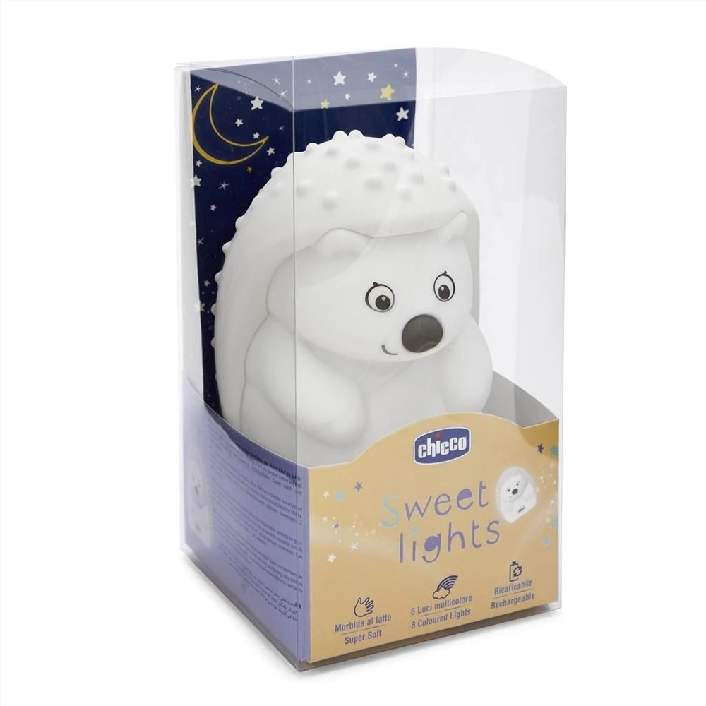 Chicco Minkšta naktinė lempa ežiukas 0m+