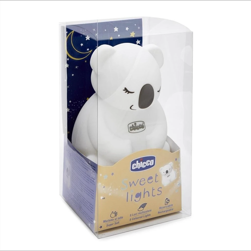 Chicco Minkšta naktinė lempa meškiukas 0m+