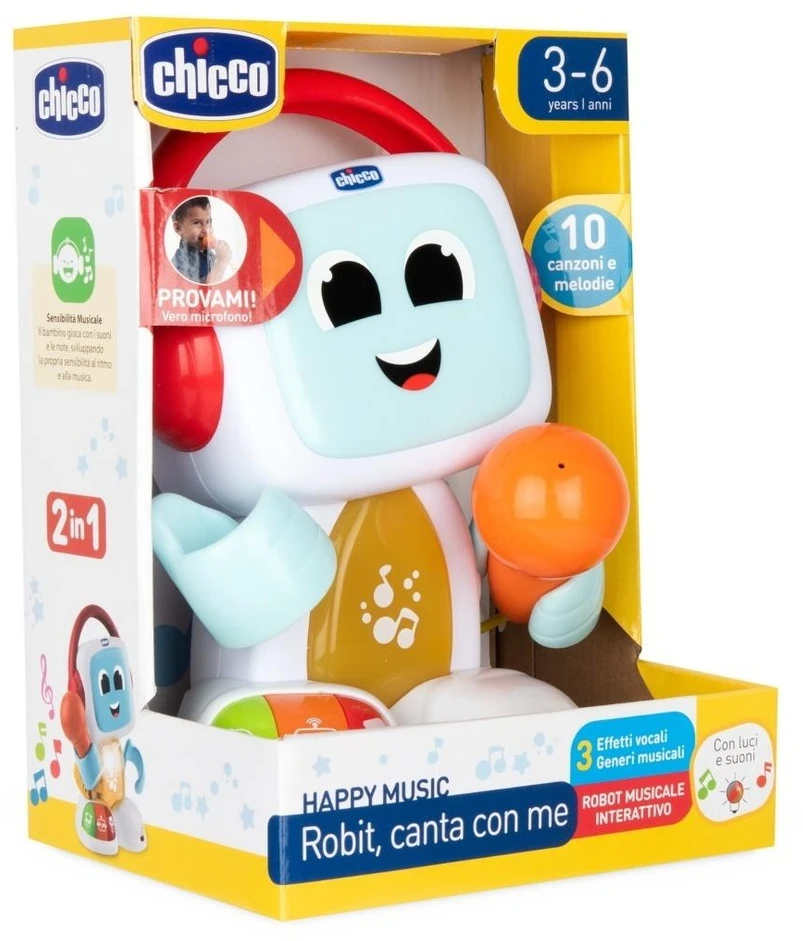 Chicco Muzikinis robotas karaoke Robit su dainavimo funkcija