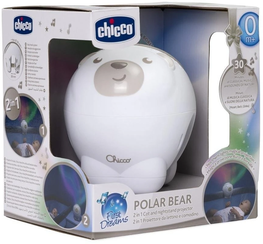 CHICCO 00011558000000 Baltojo lokio neutralus projektorius