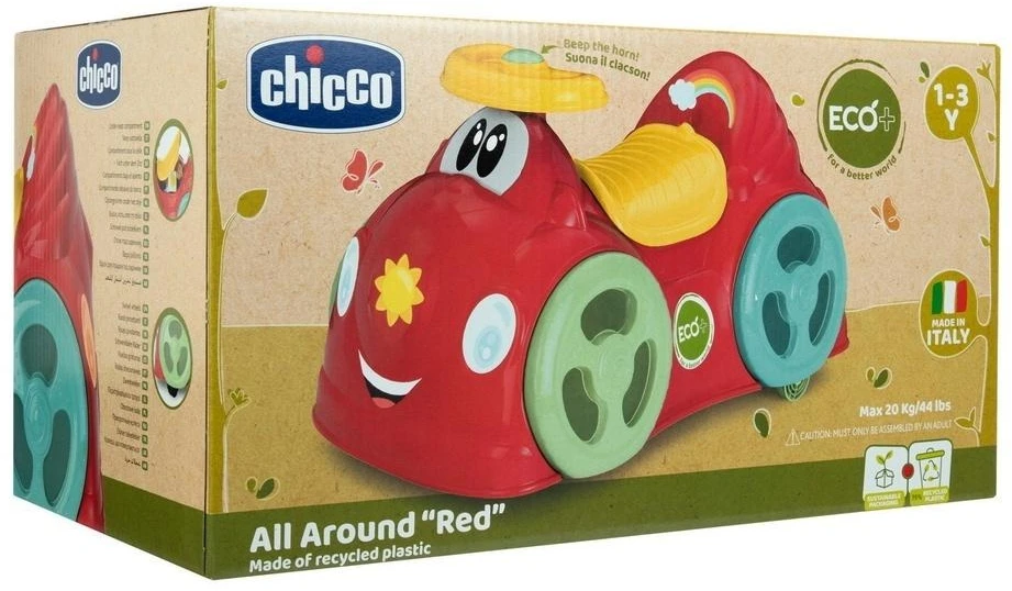Chicco Visapusiškai važiuojantis „Raudona Eco+“