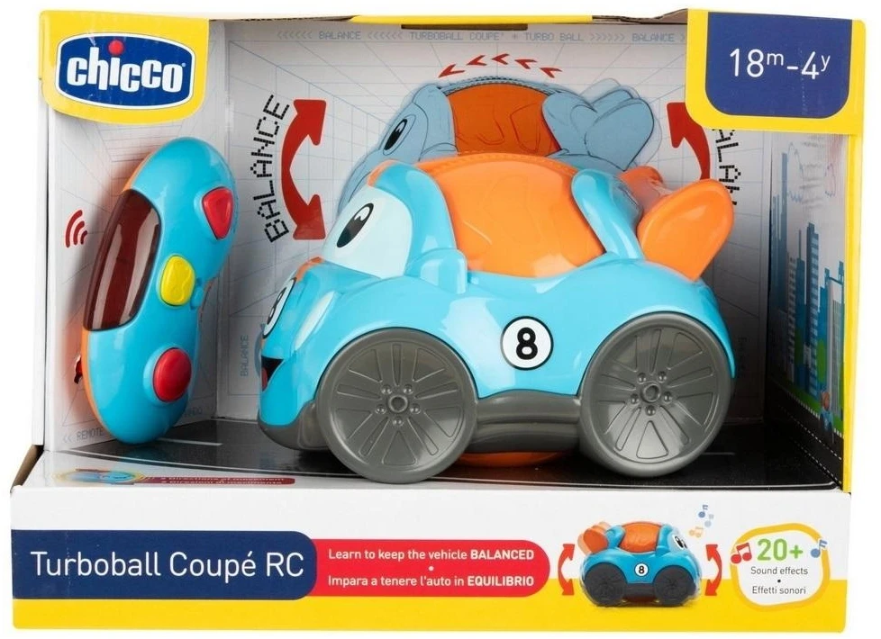 Chicco Vaikštynė-stumdukas su nuotoliniu valdymu Turbo Kula