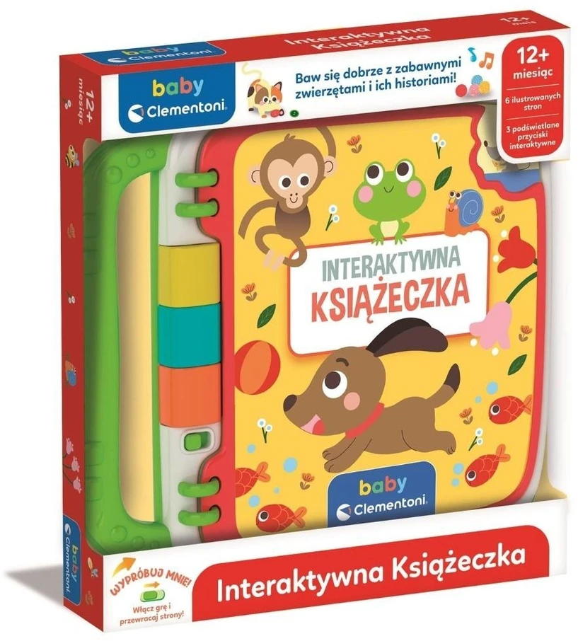 Clementoni Interaktyvi elektroninė knygelė su gyvūnais