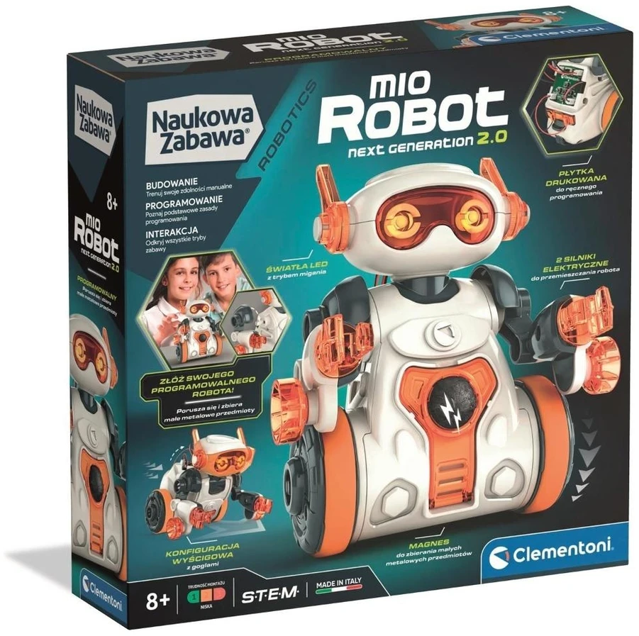 Clementoni Interaktyvus robotas Mio naujos kartos 2.0