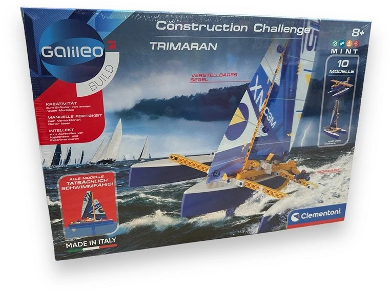 Clementoni konstruktoriaus rinkinys Galileo Construction Trimaran