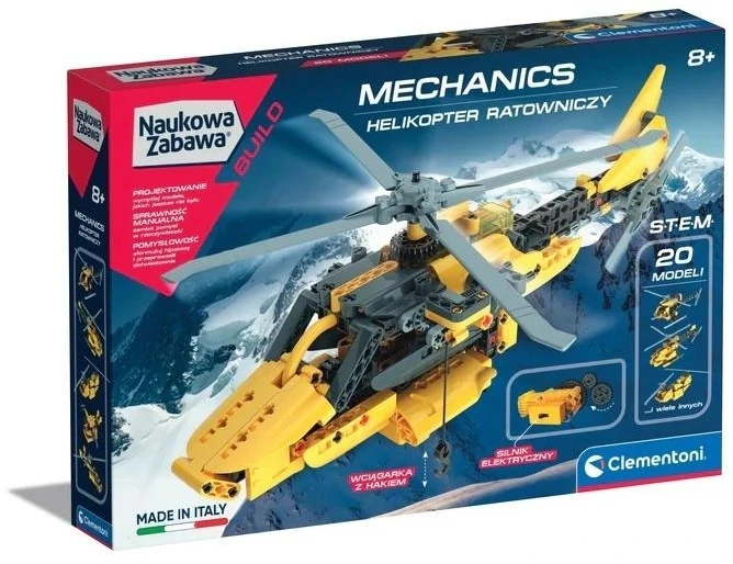 Žaislinis mechanikos gelbėjimo sraigtasparnis Clementoni