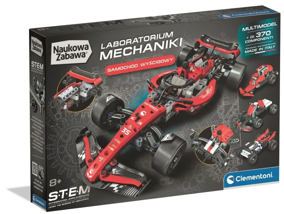 Clementoni Popierinis lenktyninis automobilio modelis su mechanika