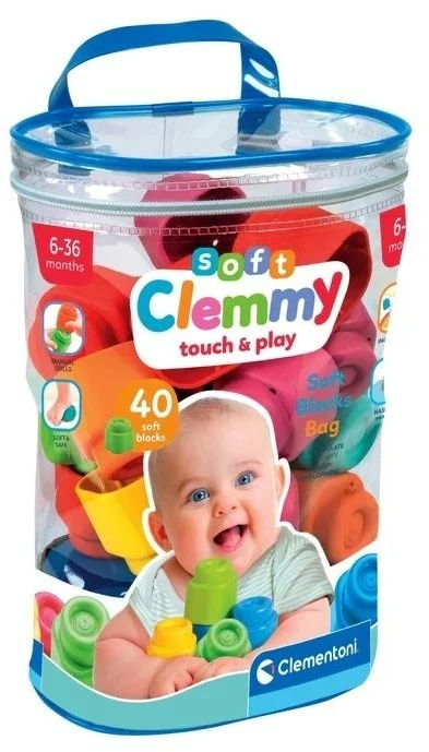 Clementoni konstruktorius "Baby Clemmy" (40 kaladėlių)