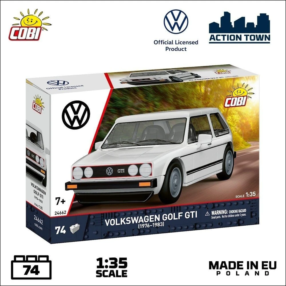 Cobi Kaladėlės Volkswagen Golf GTI 1976-1983 74 detalės