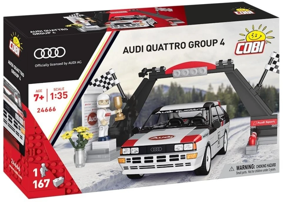 Cobi Kaladėlių rinkinys Audi Quattro Group 4 1981 1:35