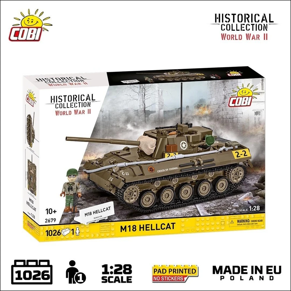 Cobi Konstruktoriai M18 Hellcat 1026 kaladėlių
