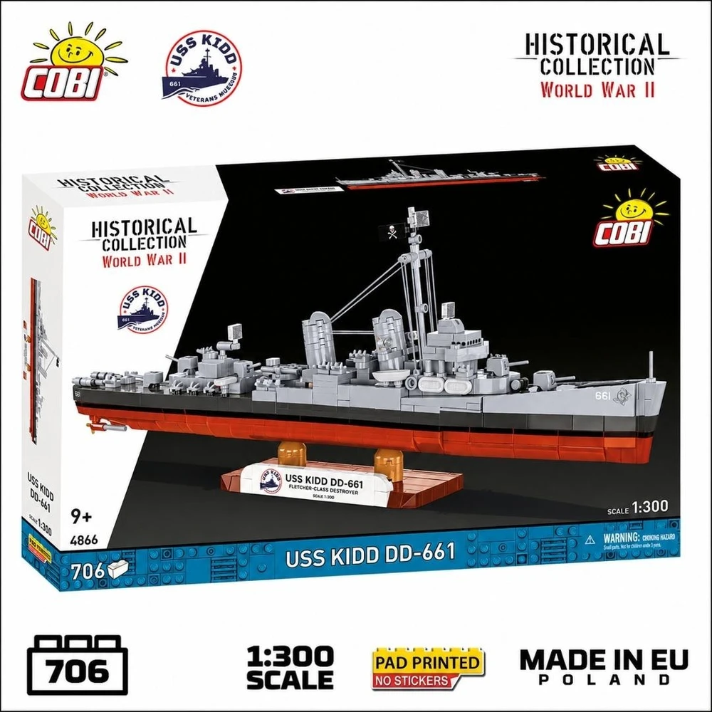 Cobi Klocki uss kidd dd-661