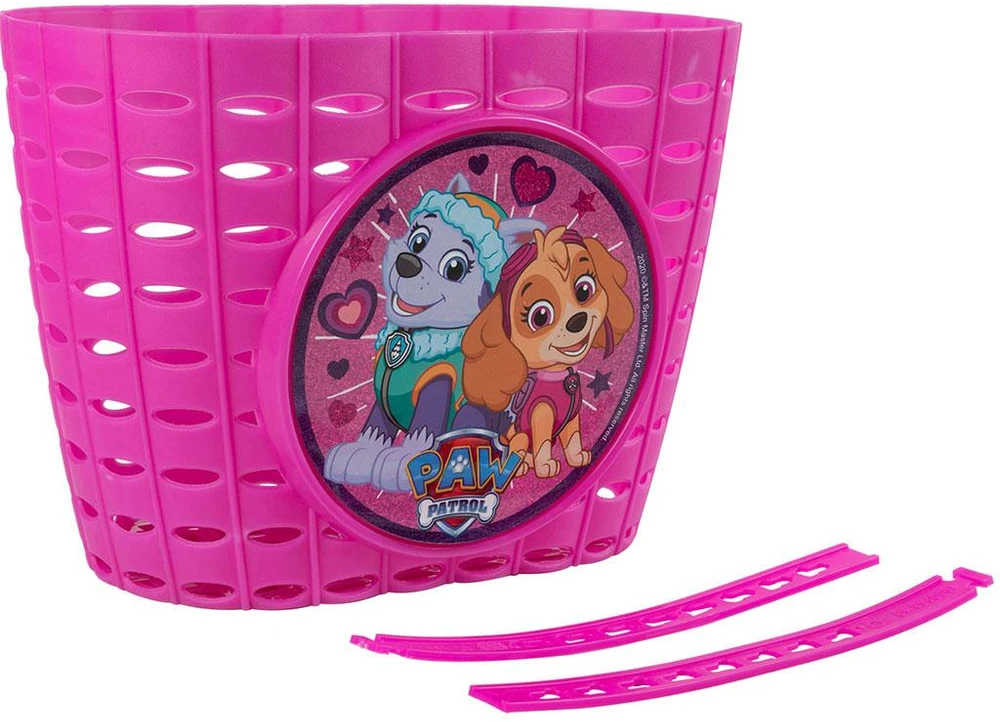 Disney Colzani Vaikiškas dviračio krepšelis Paw Patrol rožinės spalvos