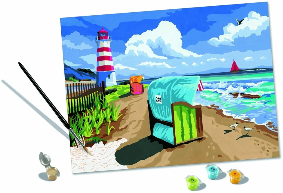 Tapymas pagal skaičius CreArt Holiday on the Baltic Sea 23547 Ravensburger