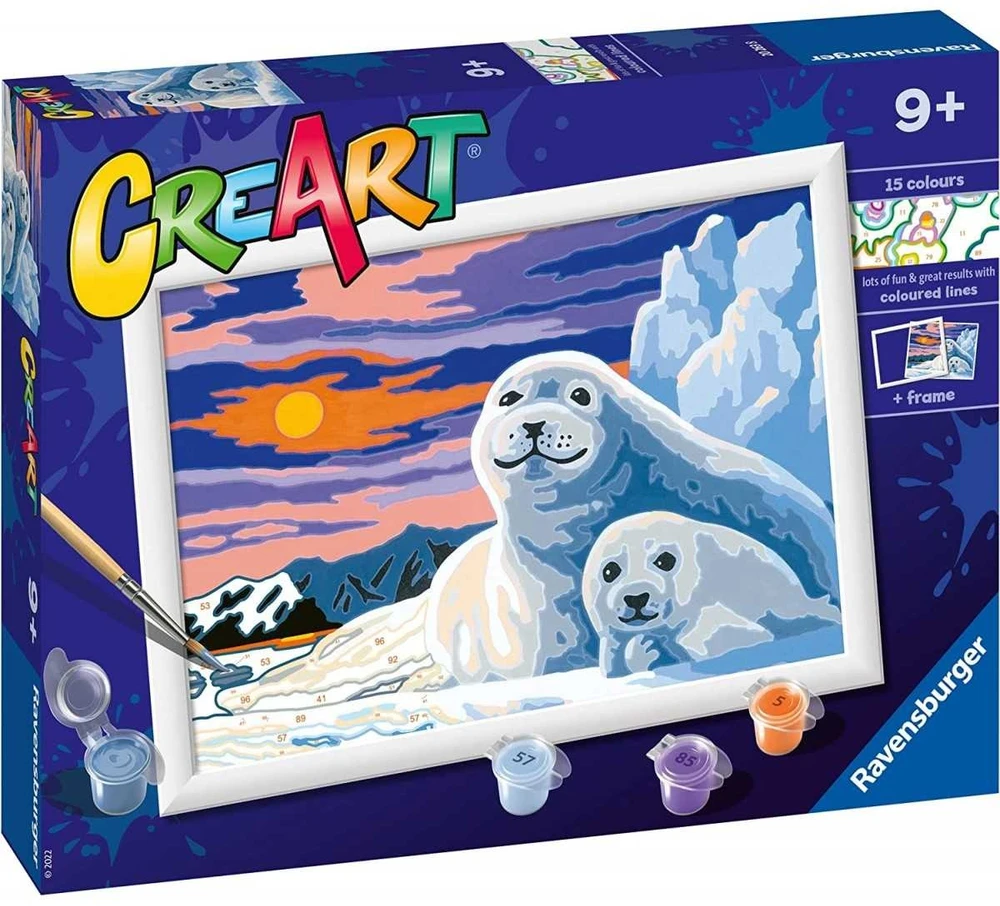 Tapymas pagal skaičius Seals at Sunset 20263 Ravensburger