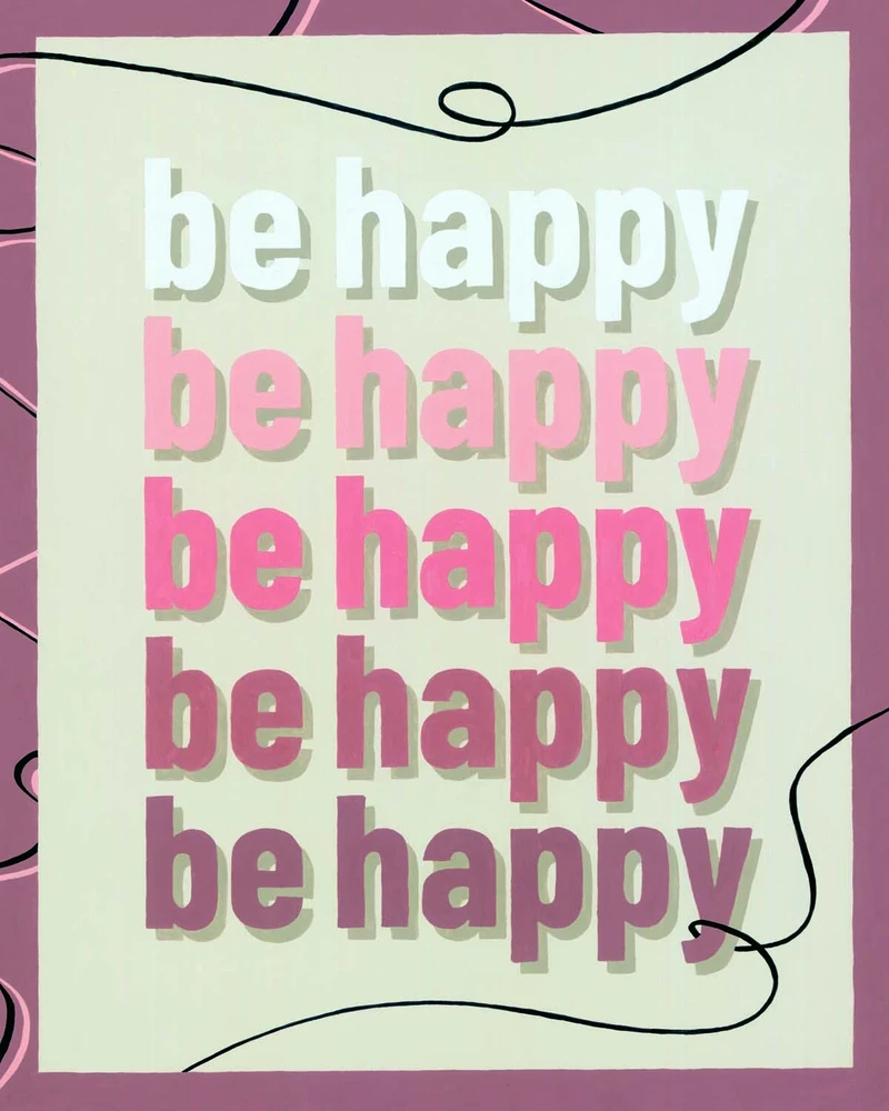 Tapymas pagal skaičius CreArt Be Happy 23544 Ravensburger