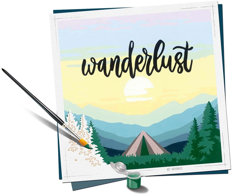 Tapymas pagal skaičius CreArt Wanderlust 20269 Ravensburger