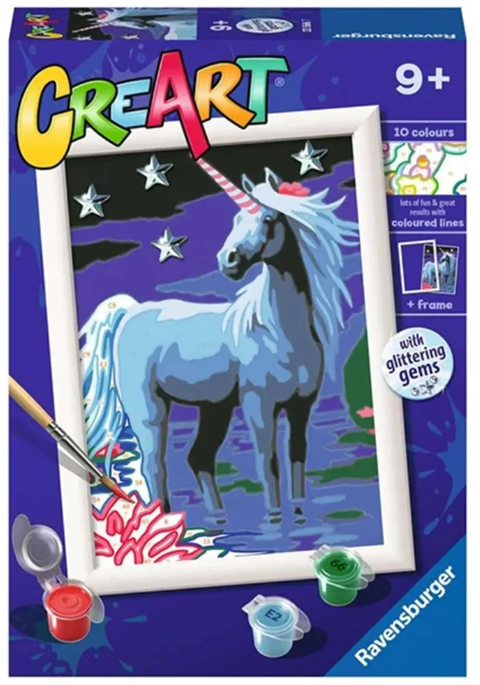 Dėlionė Tapymas pagal skaičius Magical Unicorn 23566 Ravensburger