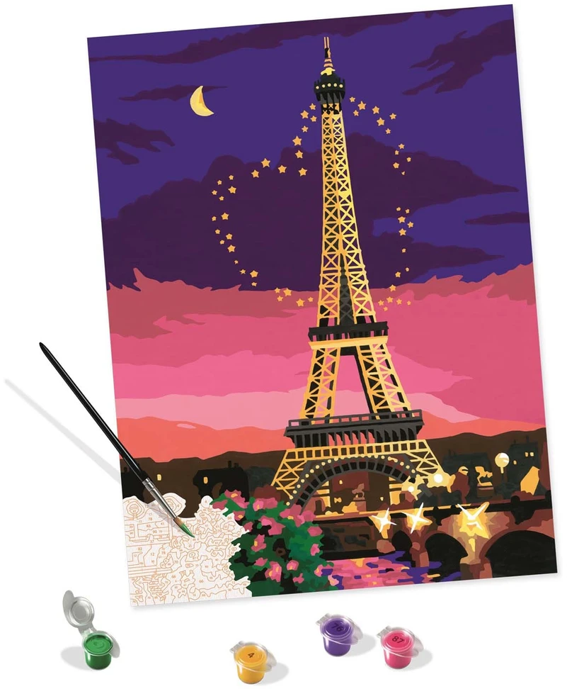 Tapymas pagal skaičius CreArt City of Love 23624 Ravensburger