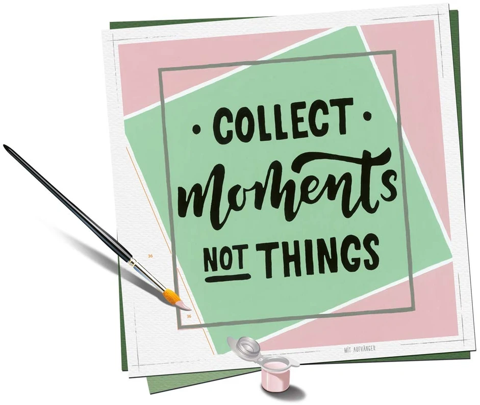Dėlionė Tapymas pagal skaičius CreArt Collect Moments Not Things 20270 Ravensburger