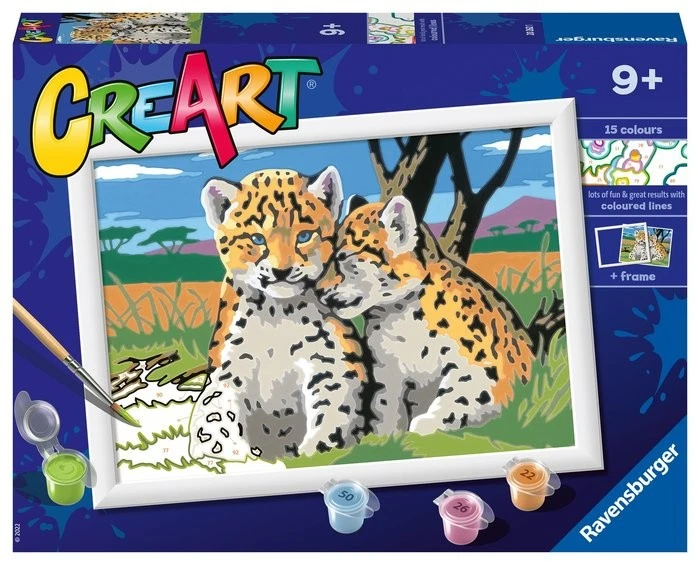 Tapymas pagal skaičius Safari Friends 20262 Ravensburger