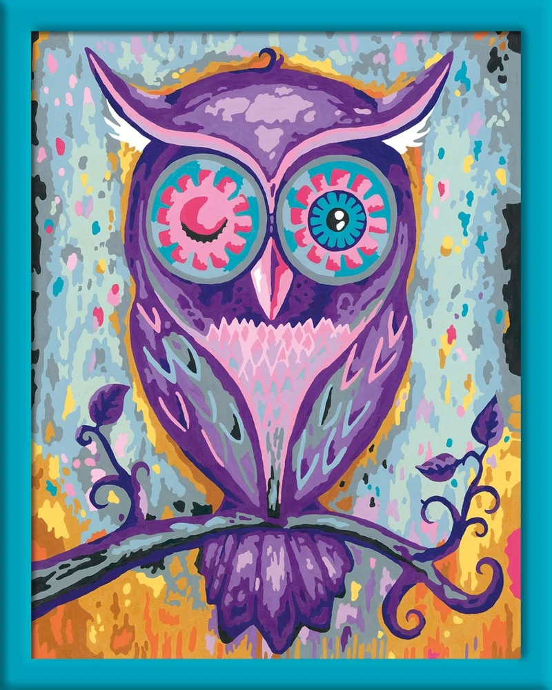 Tapymas pagal skaičius CreArt Dreaming Owl 28990 Ravensburger