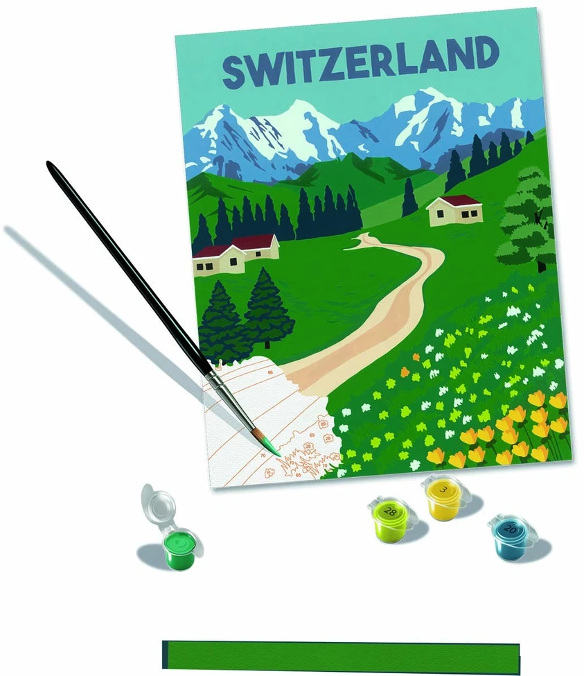 Tapymas pagal skaičius CreArt Jungfrau Region 23536 Ravensburger